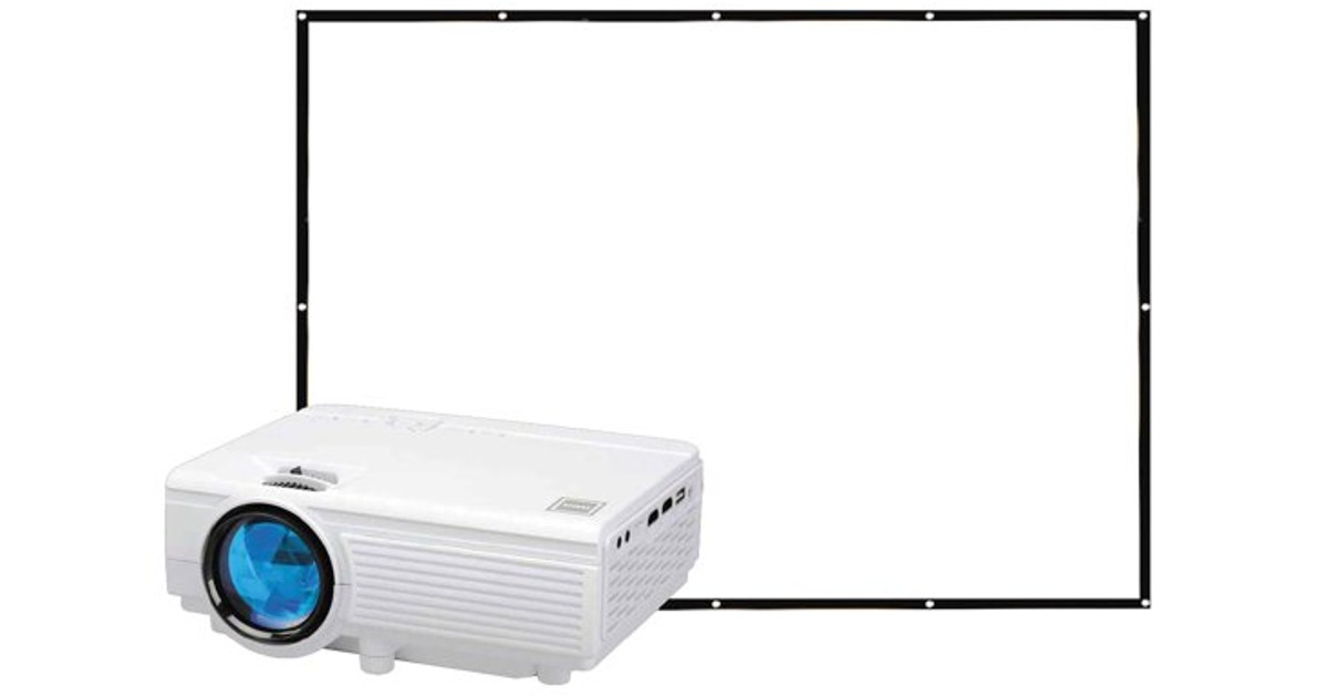 RCA Home Theater Projector with 100-Inch Screen ONLY $35 (Reg $49)