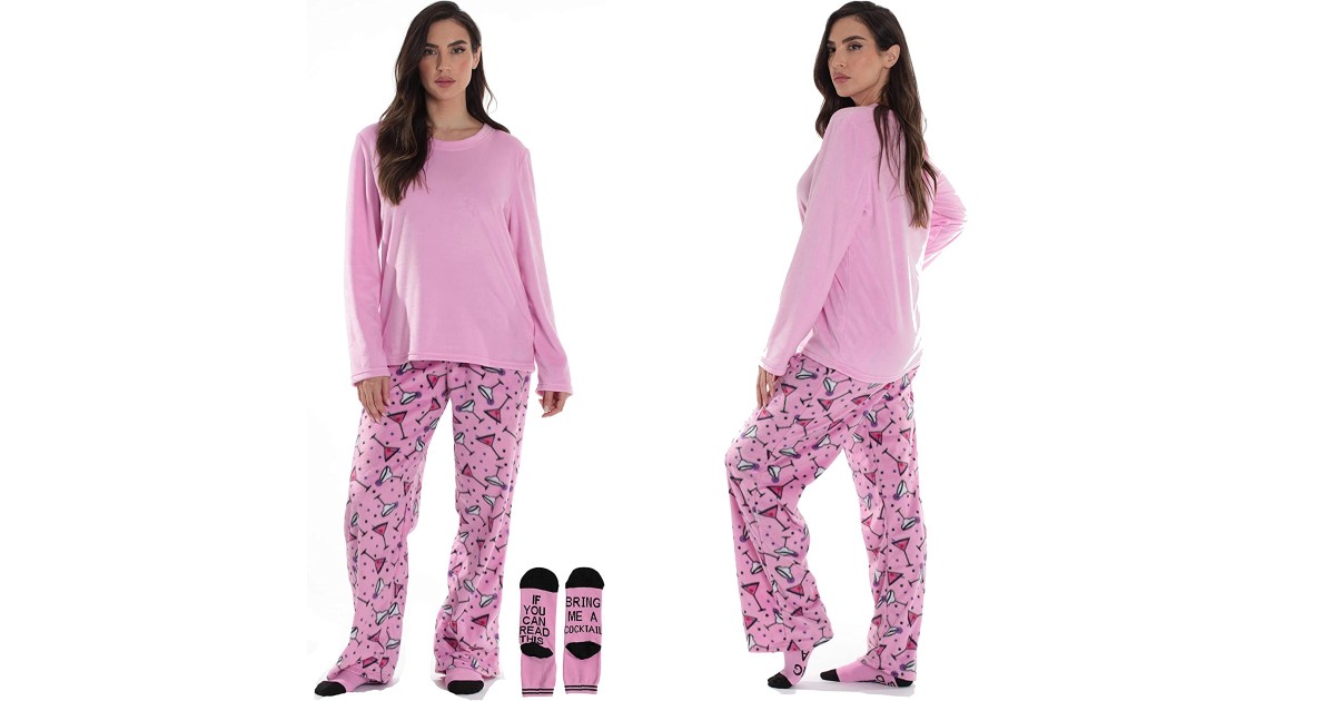 Women’s Pajama Pant Set at Amazon