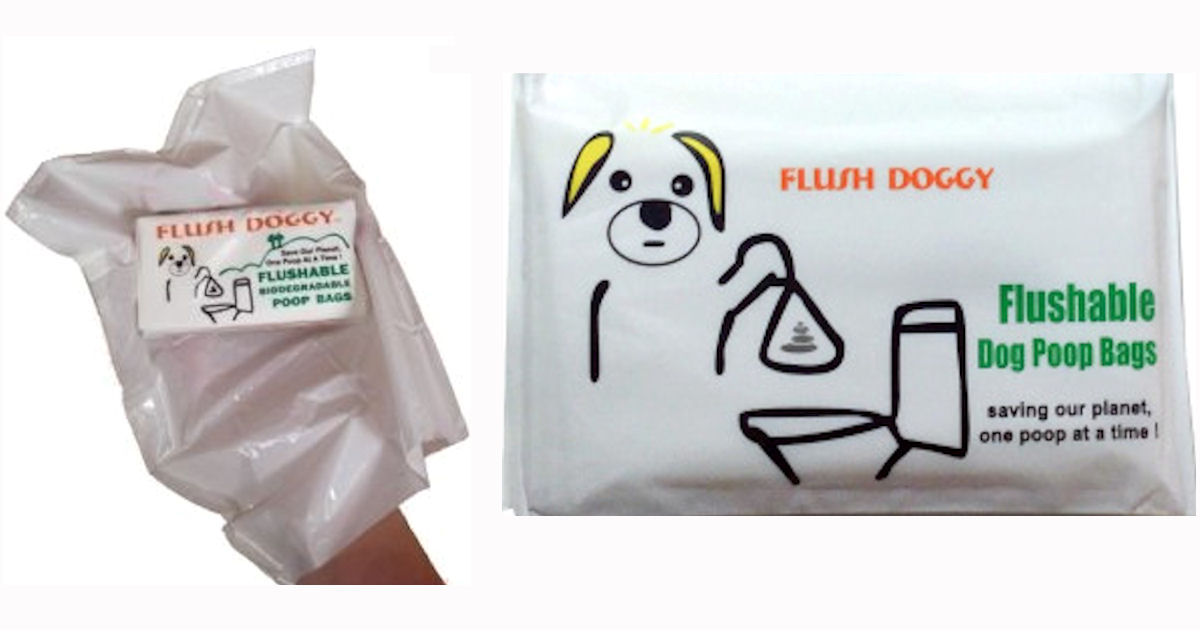 FREE Flush Doggy Poop Bags