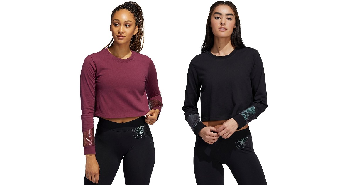 Adidas Women’s Crop Top ONLY 14 (Reg 40) Daily Deals & Coupons