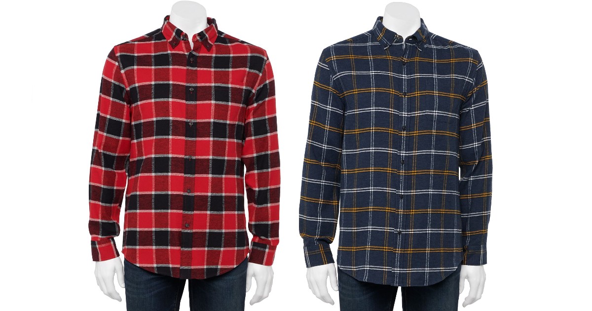 Croft & Barrow Men’s Flannel Shirts 