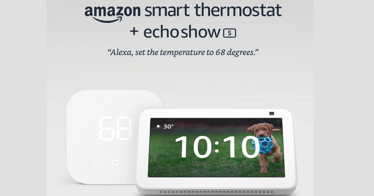 FREE Amazon Smart Thermostat with Echo Show 5 After Rebate