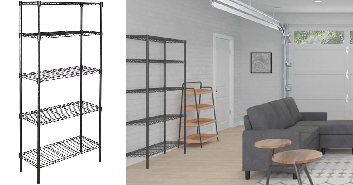 Amazon Basics 5-Shelf Adjustable Shelving