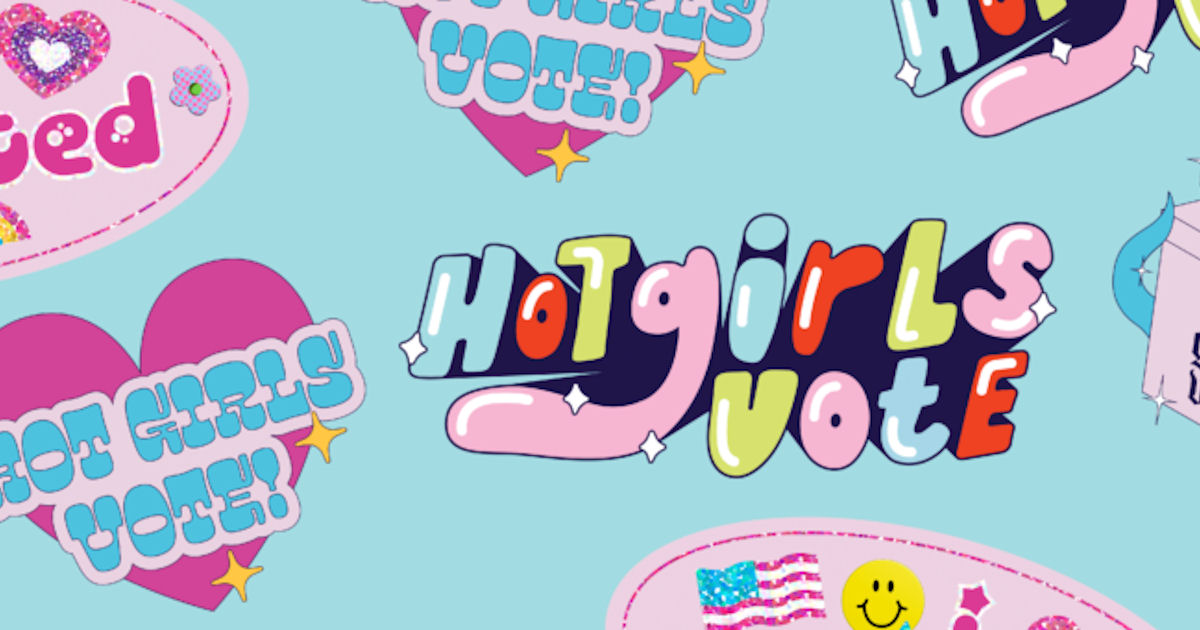 Free Hot Girls Vote Stickers Free Product Samples