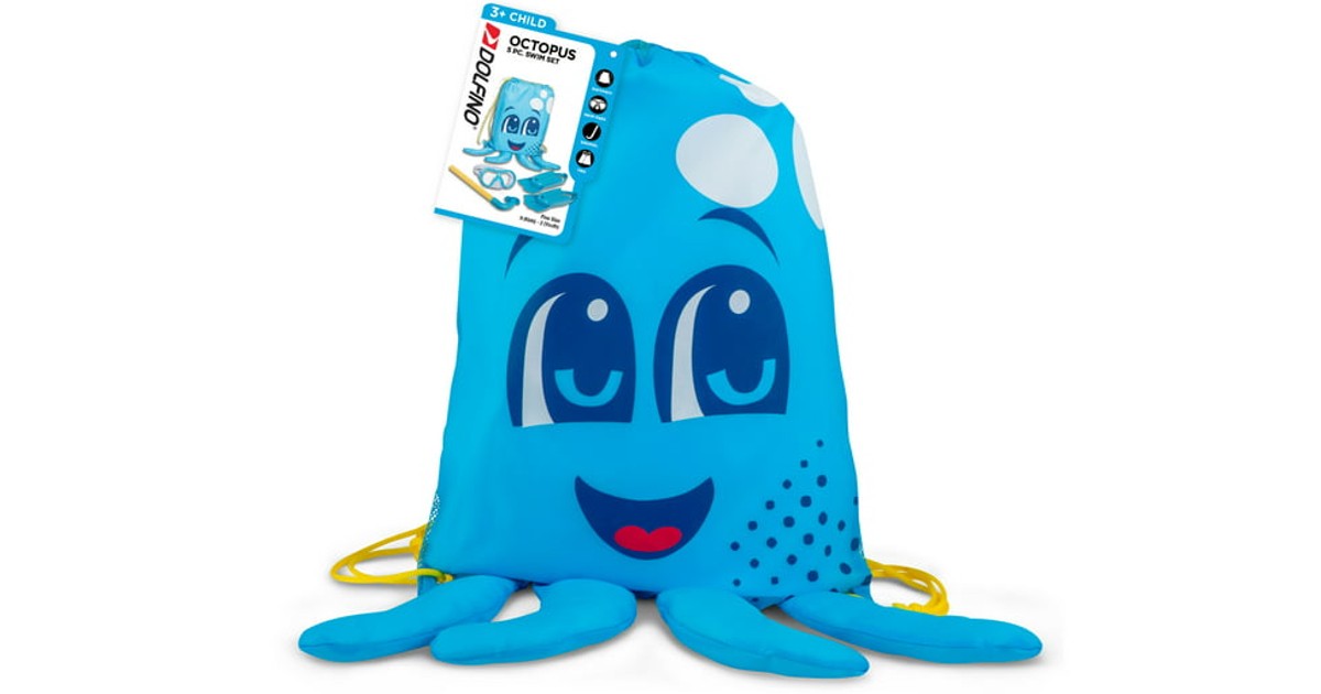 Kids’ Dolfino Octopus 5-Piece Dive Set