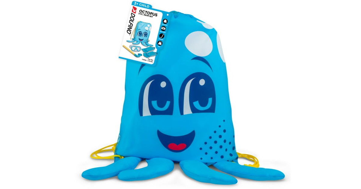 Kids’ Dolfino Octopus 5Piece Dive Set ONLY 5.98 (Reg 17) Daily