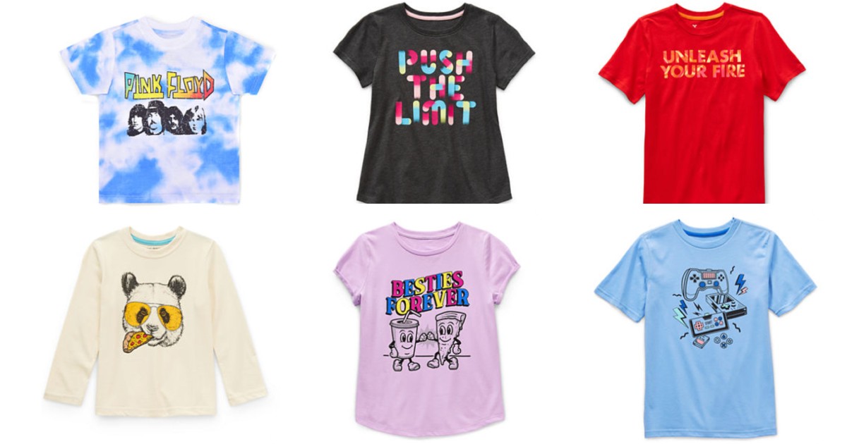 Kids Graphic T-Shirts ONLY $5.