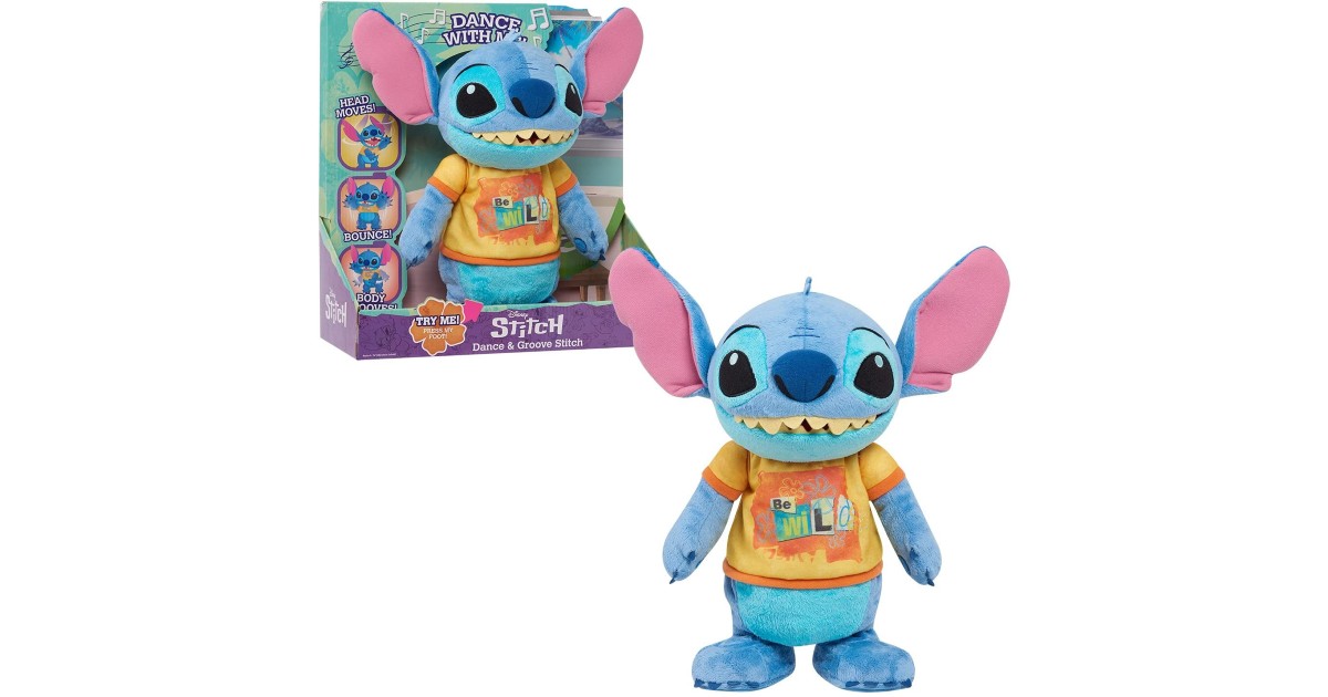 Disney Dancing Stitch Plush