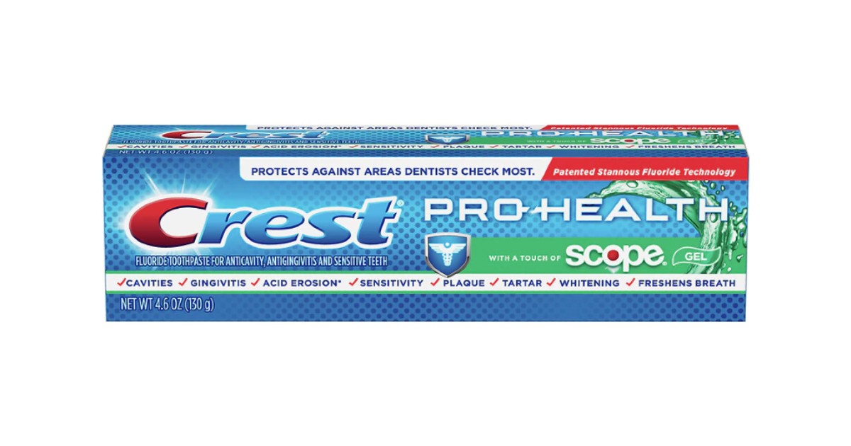 Crest Toothpaste at Walgreens