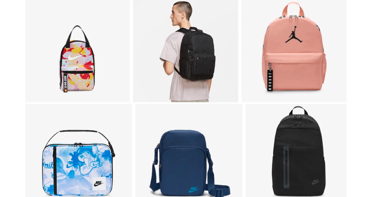 Nike Book Bags and Lunch Boxes