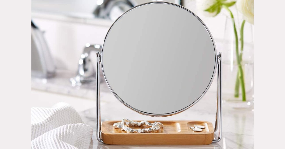 Amazon Basics Magnifying Vanity Mirror ONLY 13.78 (Reg 21) Daily