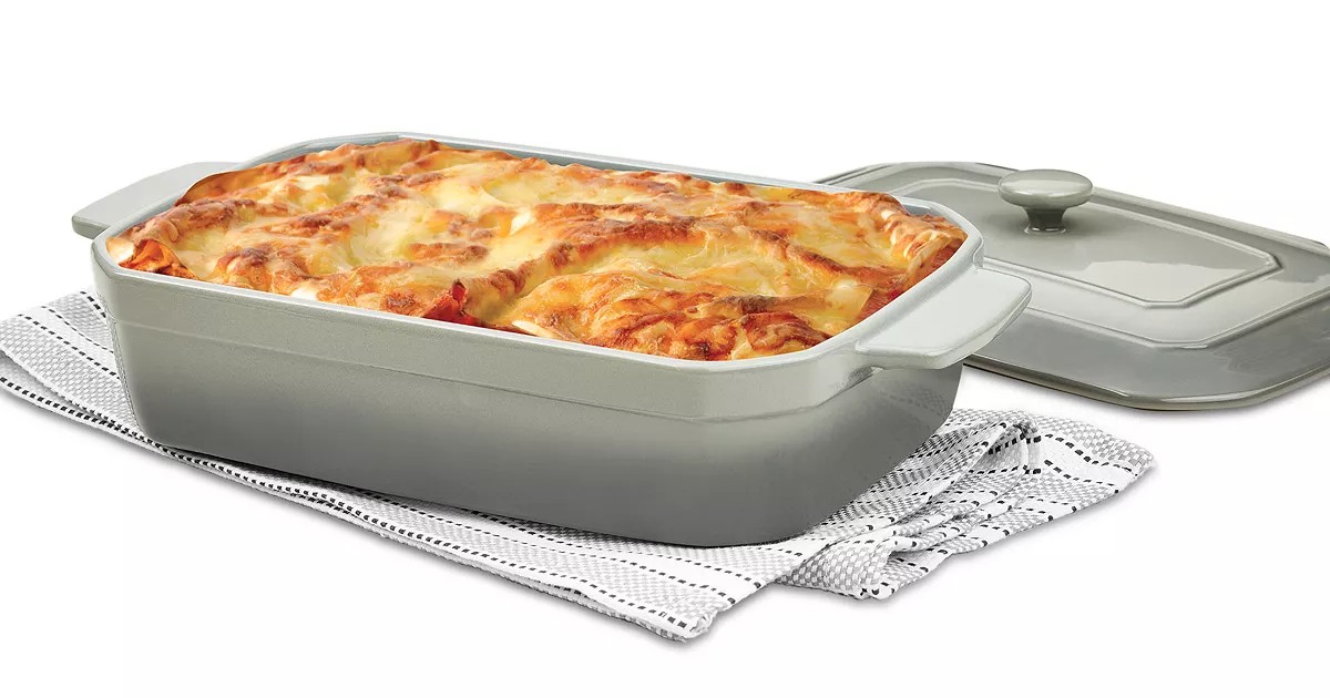 Martha Stewart Stoneware Lasagna Pan 