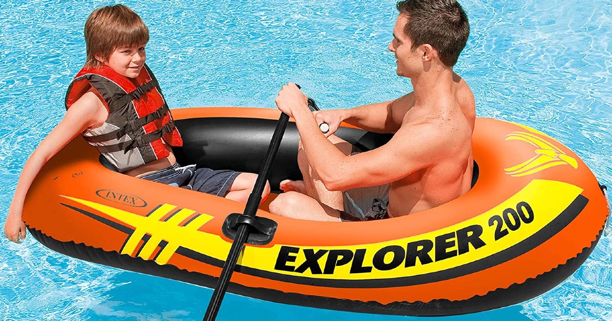 Intex Explorer Inflatable Boat at Amazon