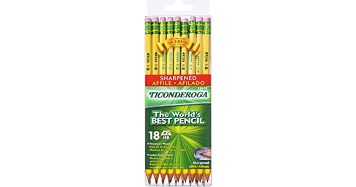 #2 Pre-Sharped Pencils at Amazon