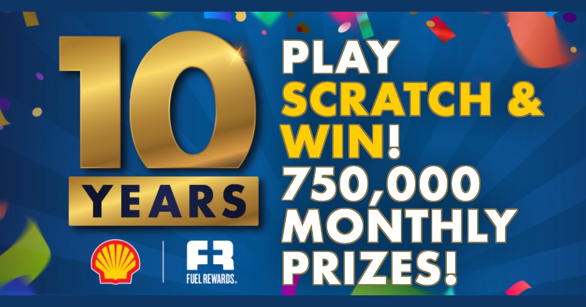 Shell Fuel Rewards Instant Win Game, Over 750,000 Instant Prizes Free