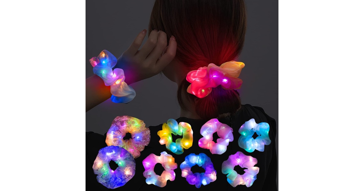 LED Scrunchies at Amazon