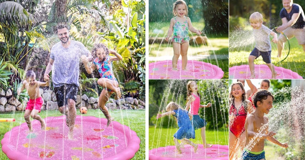 Kids Sprinkler Splash Pad ONLY $16.99 (Reg $30)