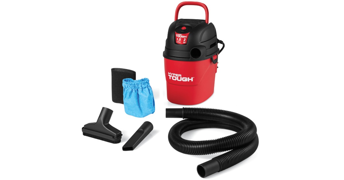 Hyper Tough 1.5 Gallon Wet & Dry Vacuum