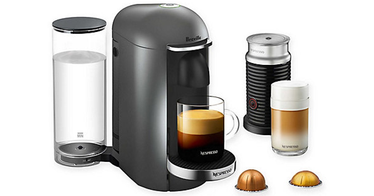 Nespresso VertuoPlus Coffee Maker Bundle 115.19 (Reg 240) Daily