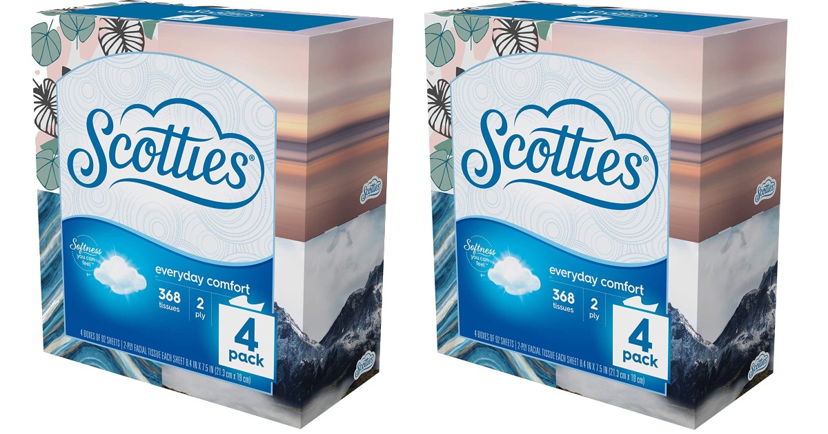 Scotties Facial Tissues 4-Pack