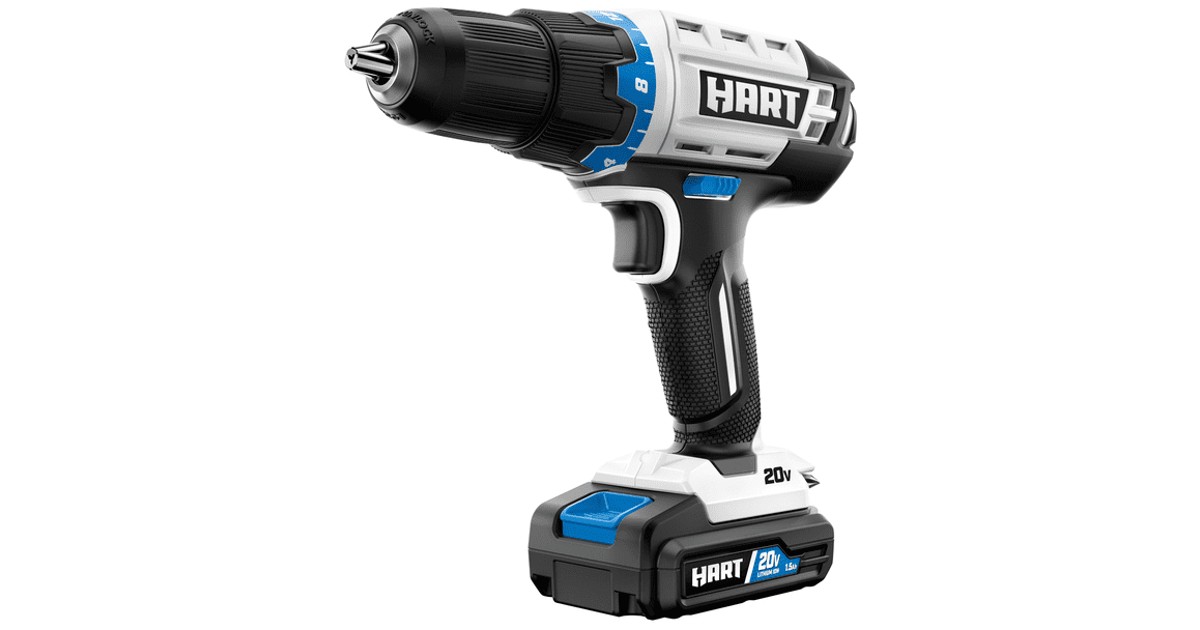 HART 20-Volt Cordless Drill/Dr...