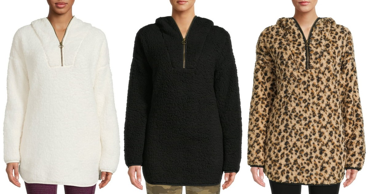 Athletic Works Women's Tunic Sherpa at Walmart