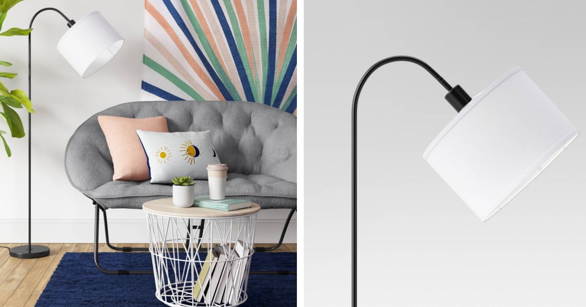 Room Essentials Arc Floor Lamp ONLY 17.50 (Reg 25) Daily Deals