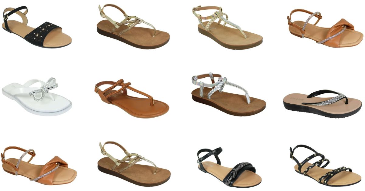 Melrose Ave Footbed Slide Sandals ONLY $9.99 (Reg $35)