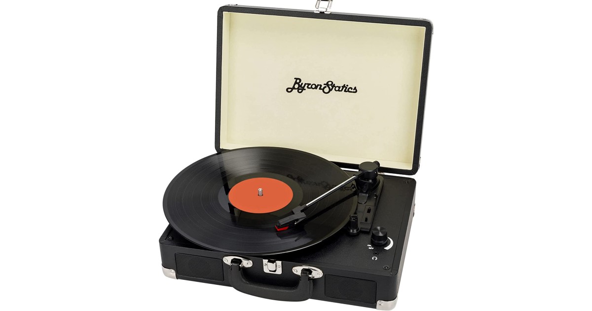 3-Speed Record Turntable Player