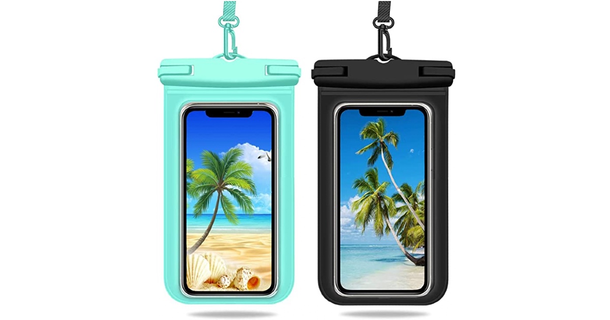Waterproof Phone Pouch at Amazon