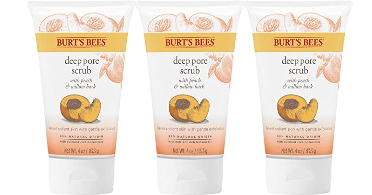 Burt's Bees Exfoliating Face Wash 3pk at Amazon