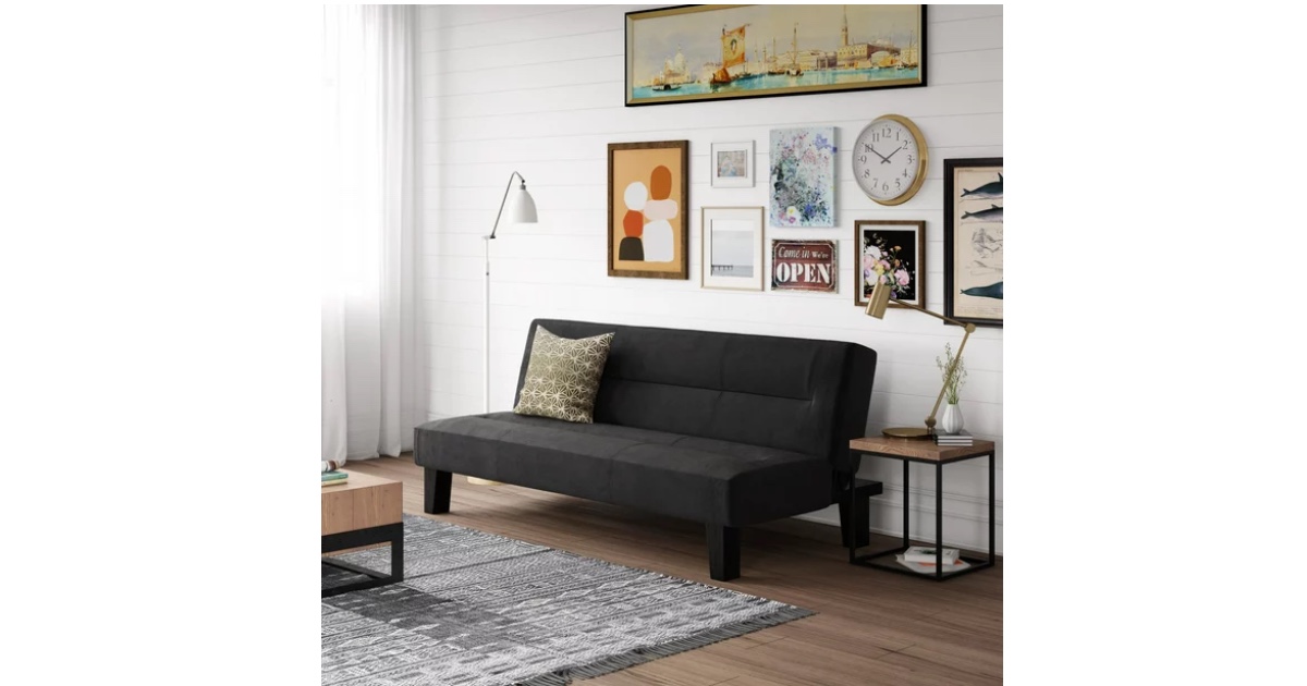 Futon With Microfiber Cover ONLY 139 (Reg. 199.99) Daily Deals