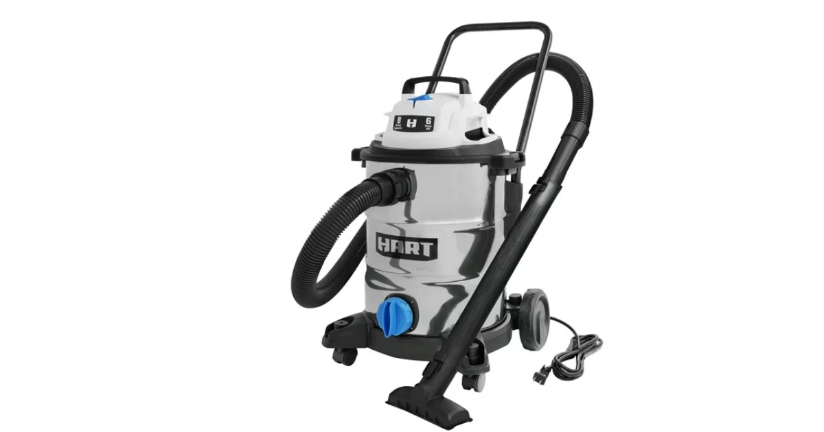 HART 8 Gallon Wet/Dry Vacuum at Walmart