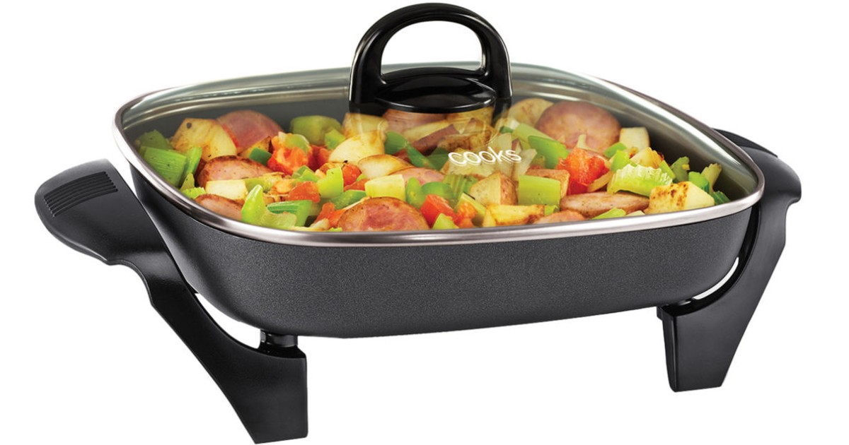 Cooks Nonstick Electric Skillet ONLY 22.49 (Reg 60) Daily Deals