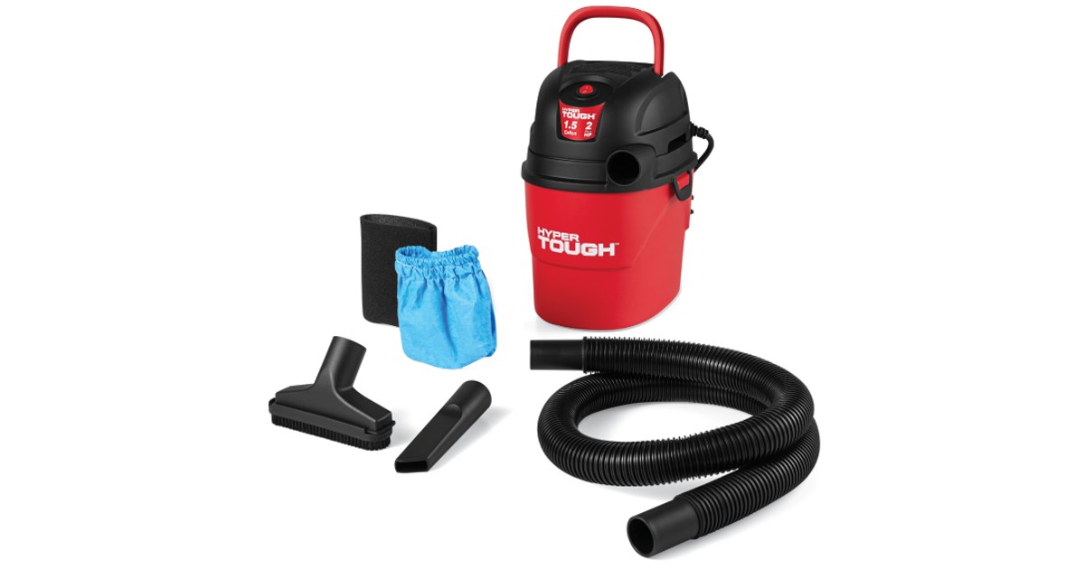 Hyper Tough 1.5 Gallon Wet & Dry Vacuum