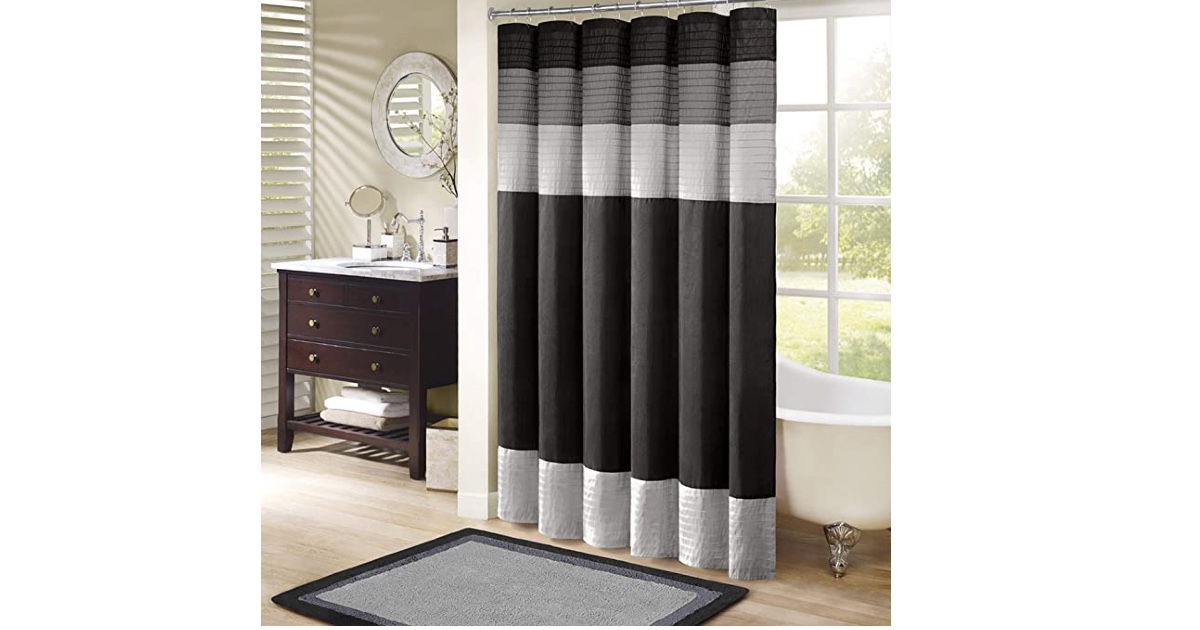 Black Shower Curtain ONLY 21.68 (Reg. 58) Daily Deals & Coupons