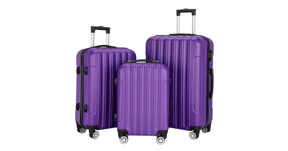 Luggage 3pc Set ONLY 135 (Reg. 301) Daily Deals & Coupons