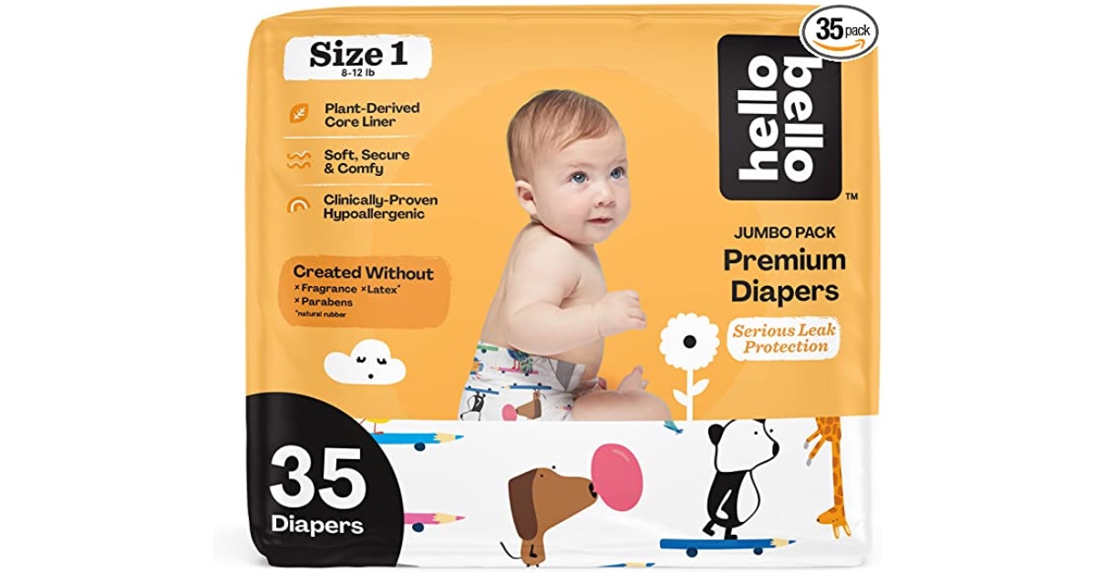 Hello Bello Diapers Size 1 ONLY 8.99 (Reg. 18.85) Daily Deals & Coupons