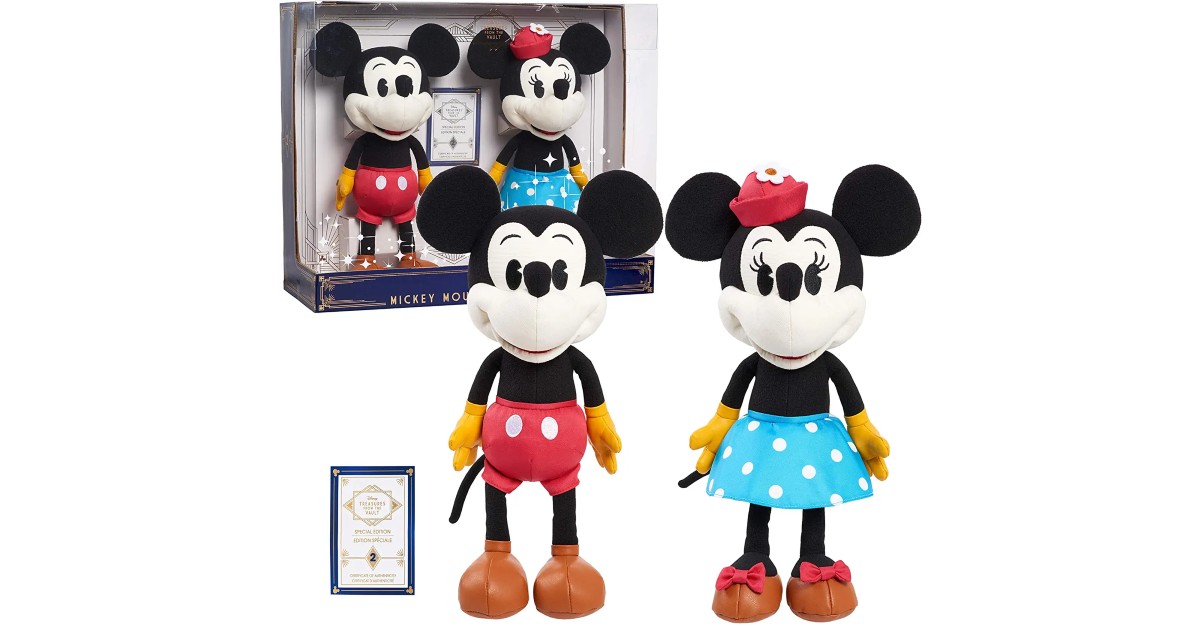 Mickey Mouse and Minnie Mouse Plush