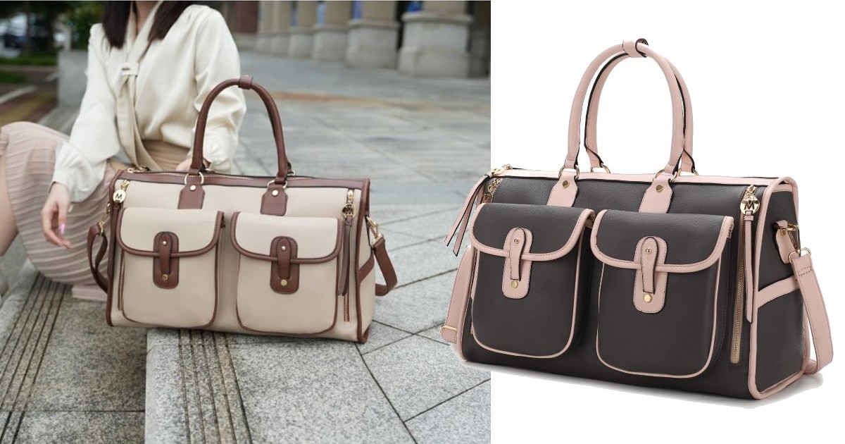 MKF Genevieve Leather Women’s Duffle Bag