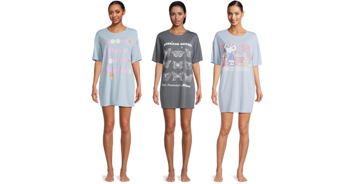 Women's Sleepshirt with Socks