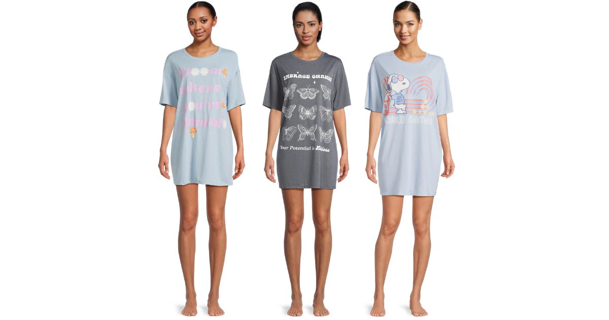 Women's Sleepshirt with Socks 