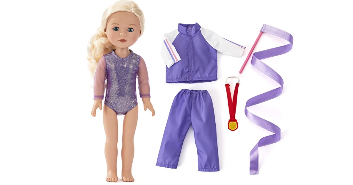 You and Me Gymnast Doll at Amazon