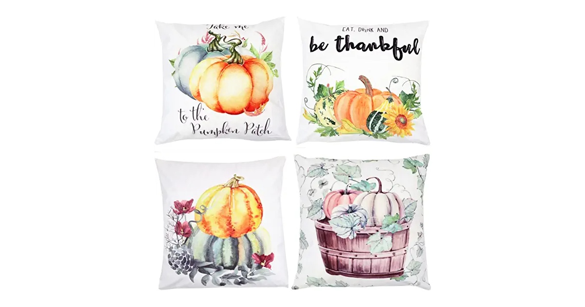 Fall Throw Pillows ONLY 9.49 (Reg. 19) Deals & Coupons