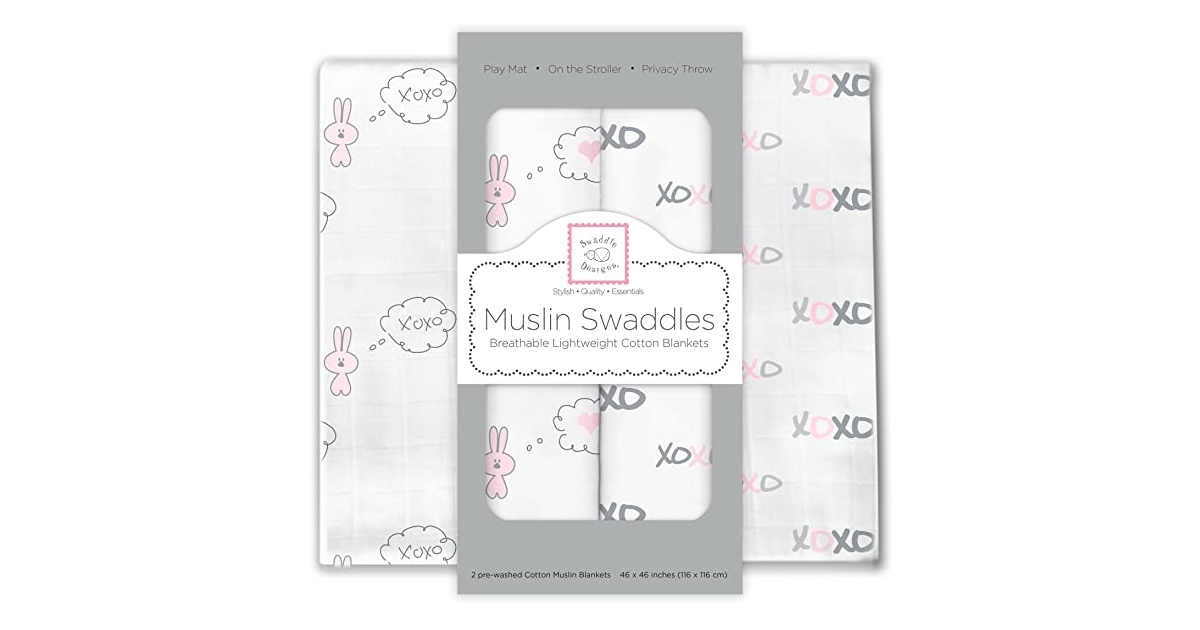 Muslin Swaddle Blankets at Amazon