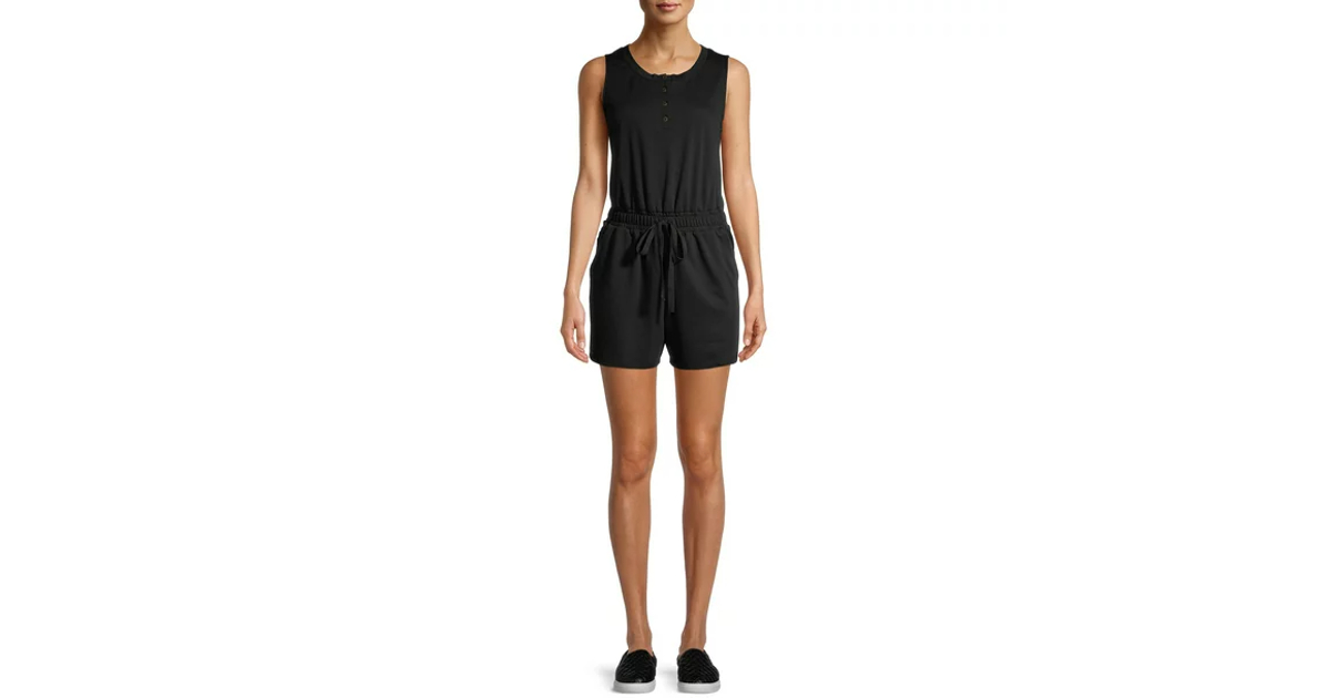 Women's Henley Romper ONLY 9.96 (Reg. 20) Daily Deals & Coupons