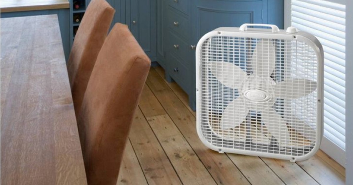 Lasko Box Fan White ONLY 13.49 (Reg 27) Daily Deals & Coupons