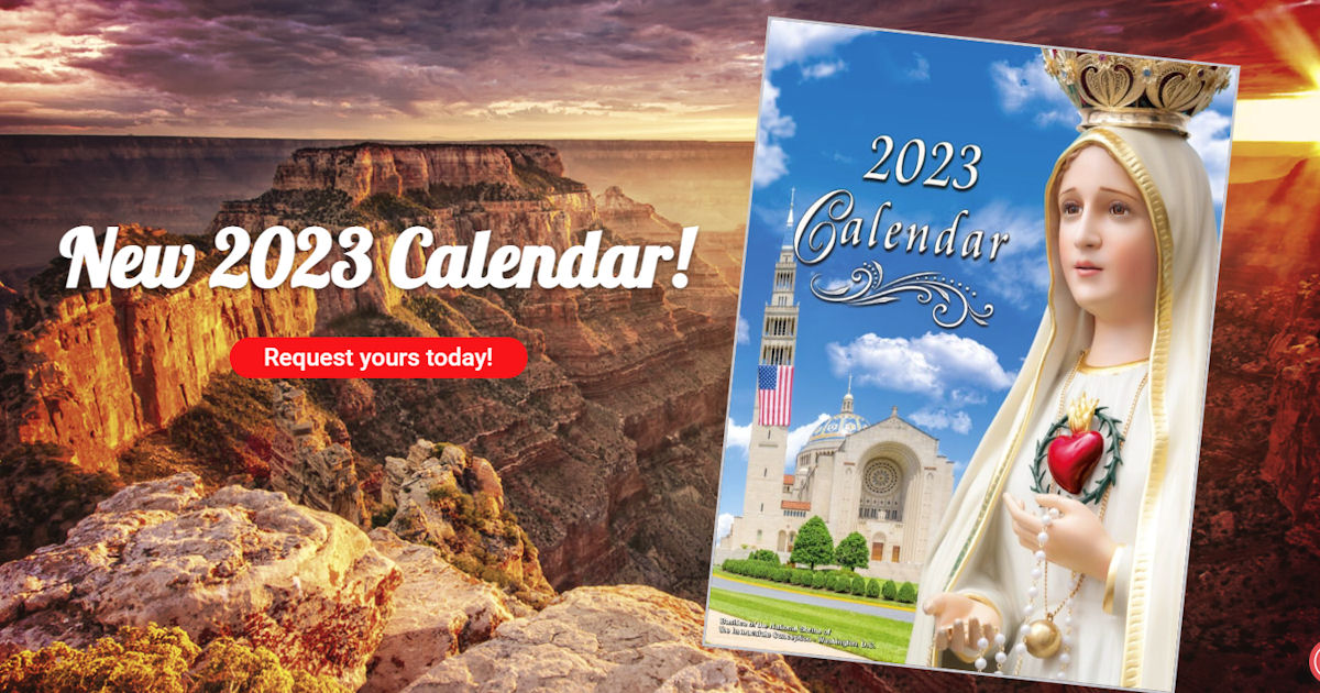 FREE 2023 Our Lady Calendar