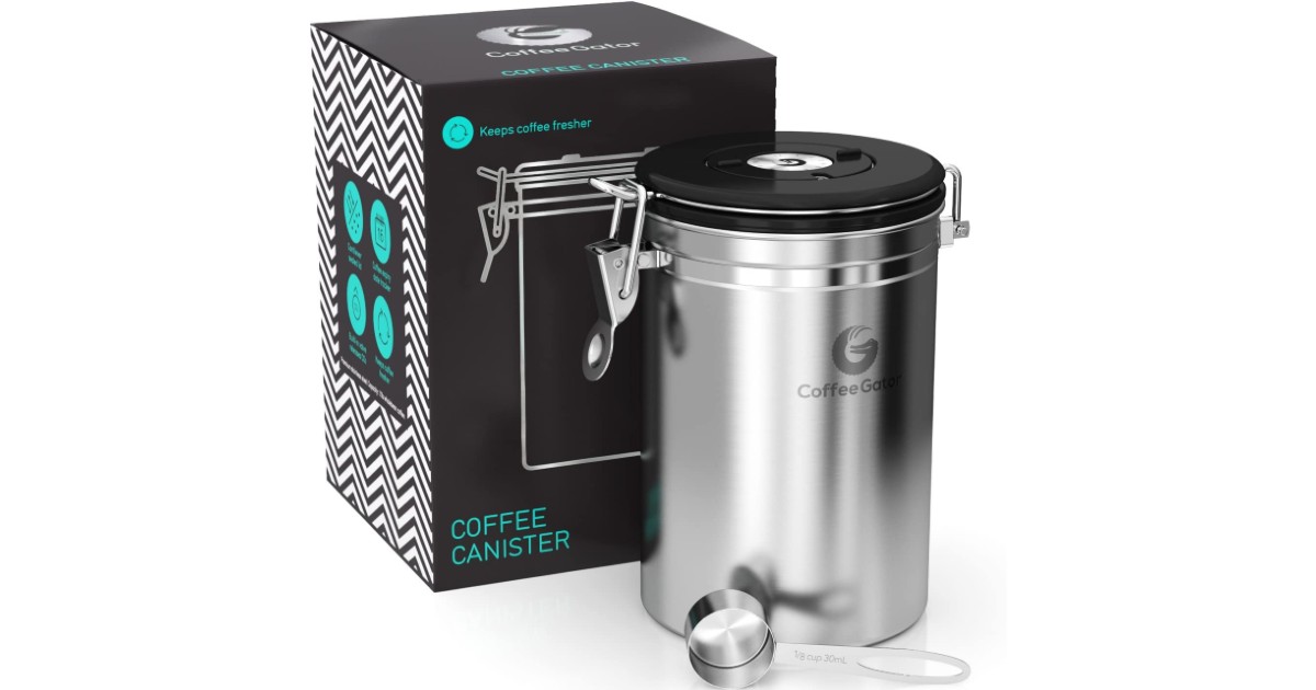 Coffee Gator Canister at Amazon