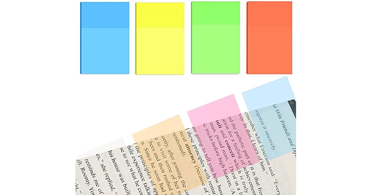 Transparent Sticky Notes at Amazon